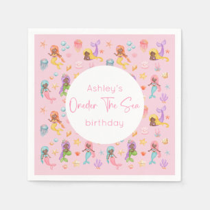 Mermaid Birthday Party Serviette