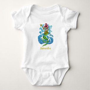 Mermaid Bodysuit Baby Strampler