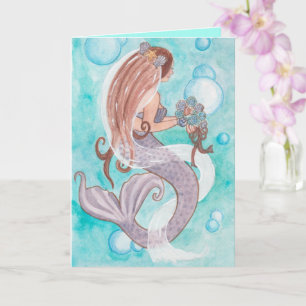 Mermaid Brautparty Card Karte