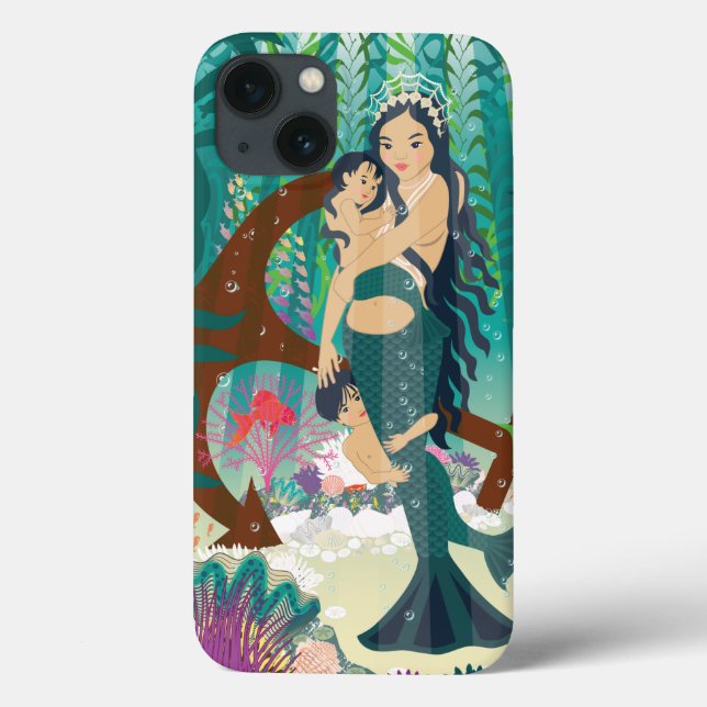 Mermaid Case-Mate iPhone Hülle (Rückseite)