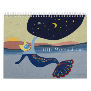 Mermaid Cat Calendar Kalender