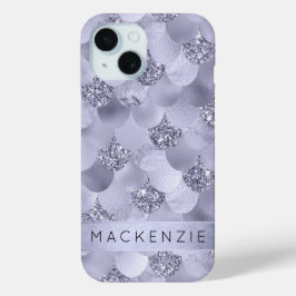 Mermaid Chic Scales | Dusty Lavender Lila Custom Case-Mate iPhone Hülle