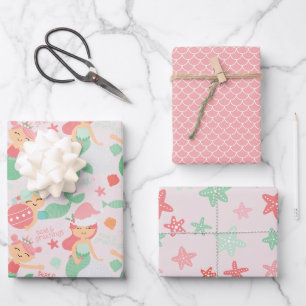 Mermaid Christmas Geschenkpapier Set