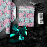 Mermaid Christmas | Strümpfe und Bäume Aquamarin r Geschenkpapier<br><div class="desc">Schönes thematisch abstraktes Design einer schönen,  handgezeichnet Meerjungfrau-Strumpf-Illustration und Weihnachtsbaumskizze,  die mutig und ein wenig funky mit einem Vintagen Gefühl! Für andere Farben oder passende Produkte,  besuchen Sie bitte den JustFharryn Zazzle Store,  oder kontaktieren Sie den Designer,  c/o Fharryn@yahoo.com Alle Rechte vorbehalten. #zazzlemade</div>