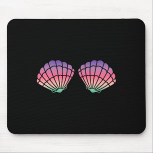 Mermaid Clam Muschel Bra Für Mädchen Lila Regenbog Mousepad