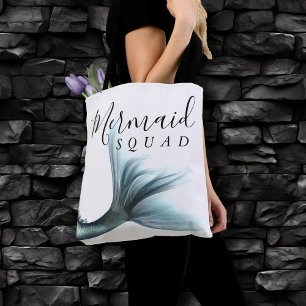 Mermaid Crew Aqua Mint Seafoam Luxe Brautparty Tasche