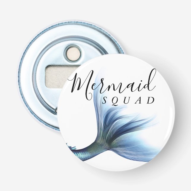 Mermaid Crew Ice Blue | Mutation Junggeselinnen-Ab Flaschenöffner (Vorderseite)