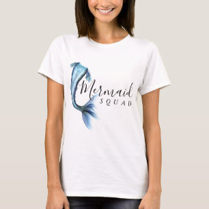 Mermaid Crew Ice Blue   Mutation Junggeselinnen-Ab T-Shirt