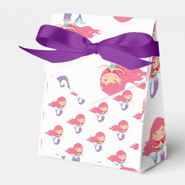 Mermaid Crew Party Pirate Favor Box Geschenkschachtel (Vorderseite)