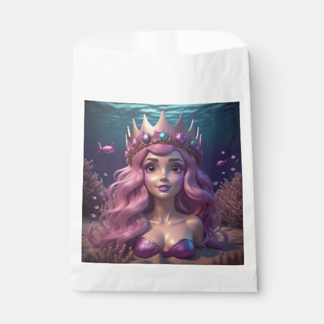 Mermaid Crown Geschenktütchen (Vorderseite)