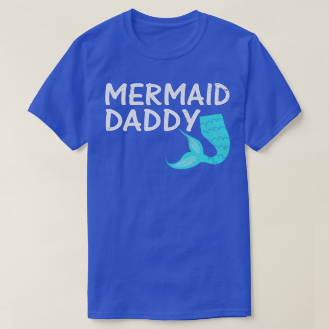 Mermaid Daddy Shirt Men Merdad Geschenk (Design vorne)