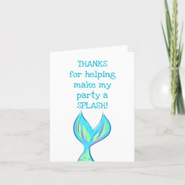 Mermaid Dankeskarte