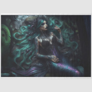 Mermaid Darkness Tissue Paper Seidenpapier
