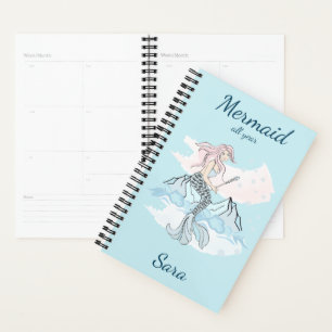 Mermaid das ganze Jahr über jedes Jahr wird eine Planer
