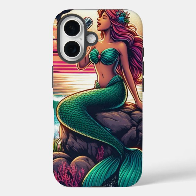 🌊 Mermaid Design Case ✨ (Rückseite)