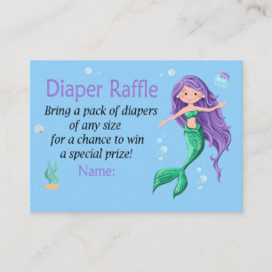 Mermaid Diaper Raffles Tickets