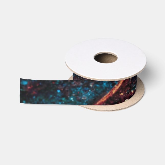 Mermaid Dragon Scales Fantasy Satinband (Spule)