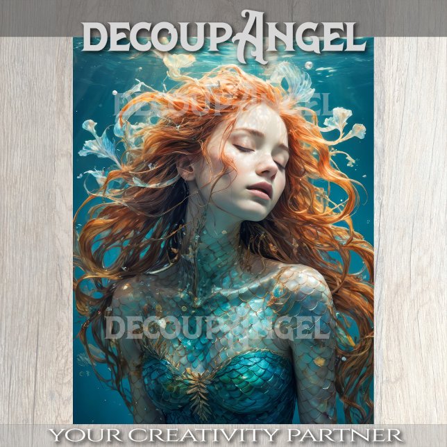 Mermaid Dream - Decoupage - Seidenpapier (Von Creator hochgeladen)