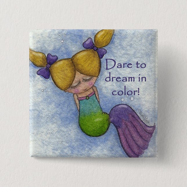 Mermaid Dreams Button (Vorderseite)