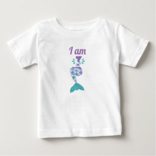 Mermaid Dritter Geburtstag Baby T-shirt