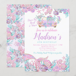 Mermaid Drive by Birthday Einladung