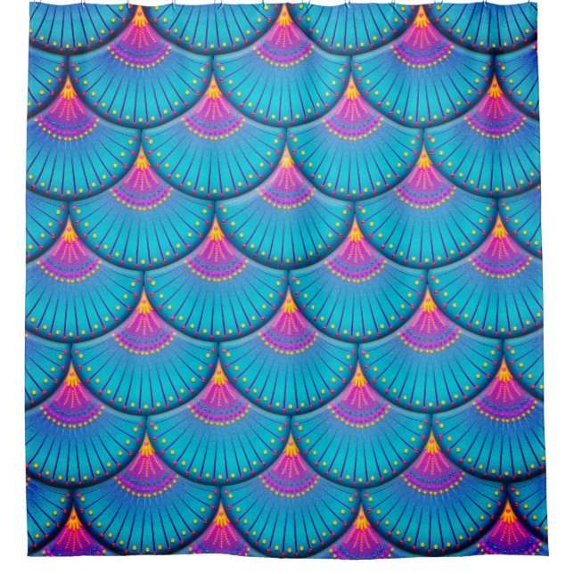 Mermaid Duschvorhang (Vorderseite)