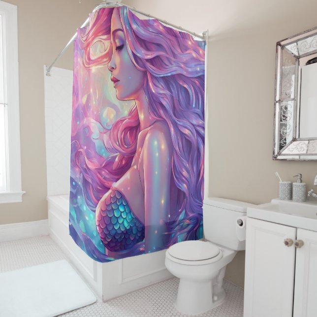 Mermaid Duschvorhang (Beispiel)