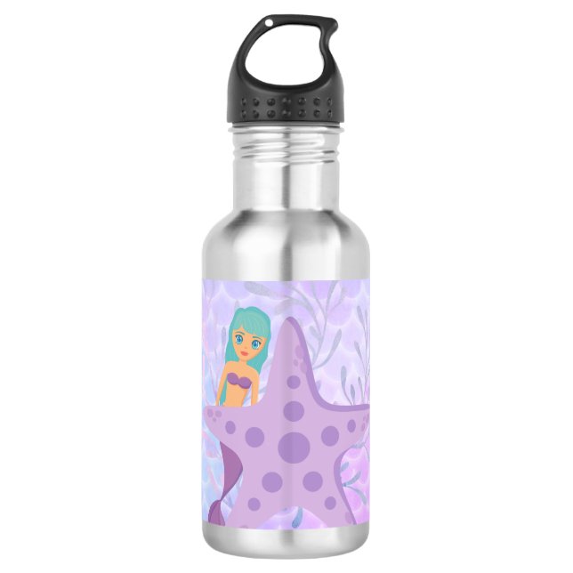 Mermaid Edelstahlflasche (Vorderseite)