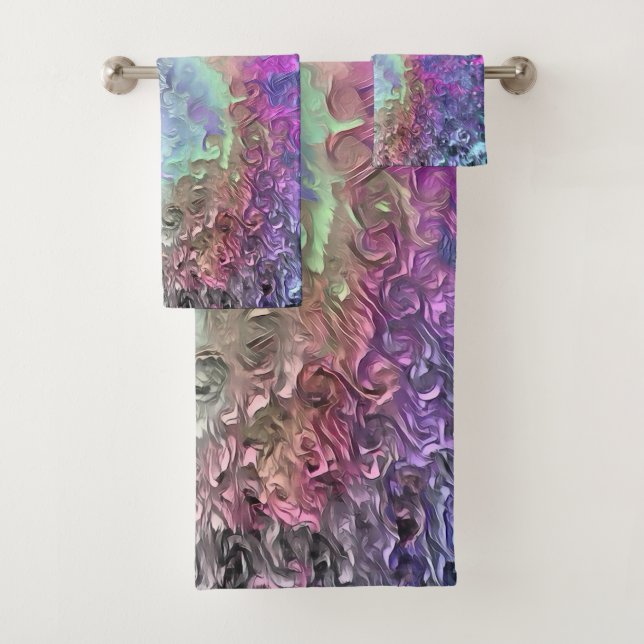 Mermaid-Erinnerungen Badhandtuch Set (Insitu)