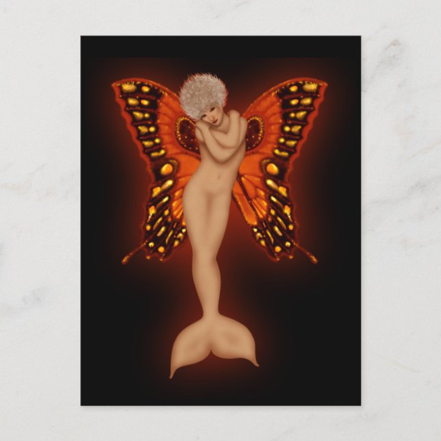 Mermaid Fairy Postkarte (Vorderseite)