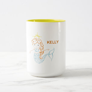 Mermaid Fairy Zweifarbige Tasse