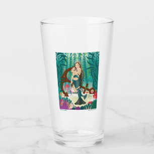 Mermaid-Familie (Brunettes) Glas