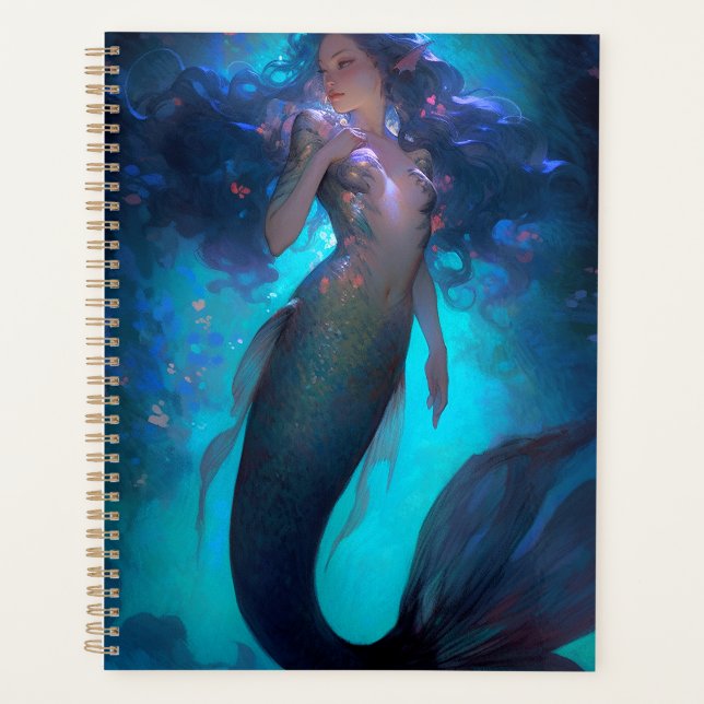 Mermaid Fantasy Art Planer (Vorderseite)
