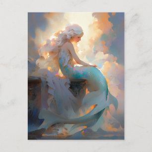 Mermaid Fantasy Art Postkarte