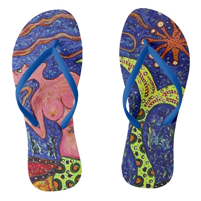 Mermaid Fantasy Flip Flops (Fußbett)