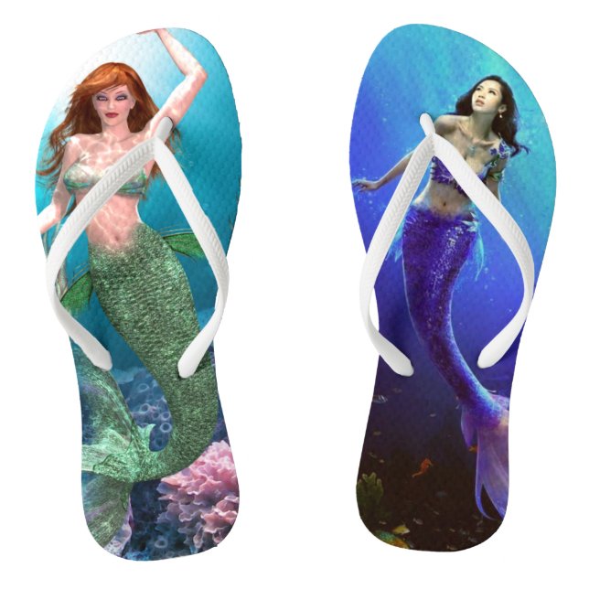 Mermaid Flip Flops (Fußbett)