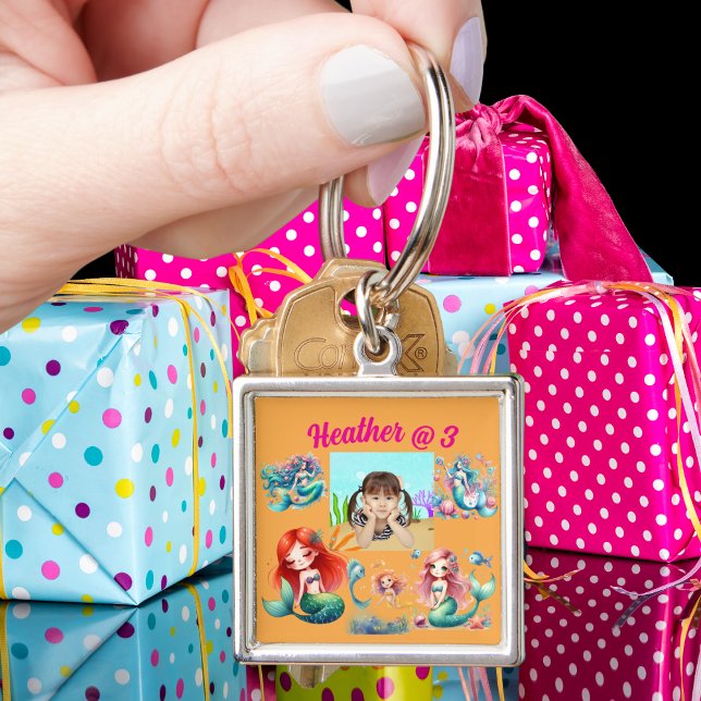 Mermaid Foto Personalisiert Schlüsselanhänger Birt (Von Creator hochgeladen)