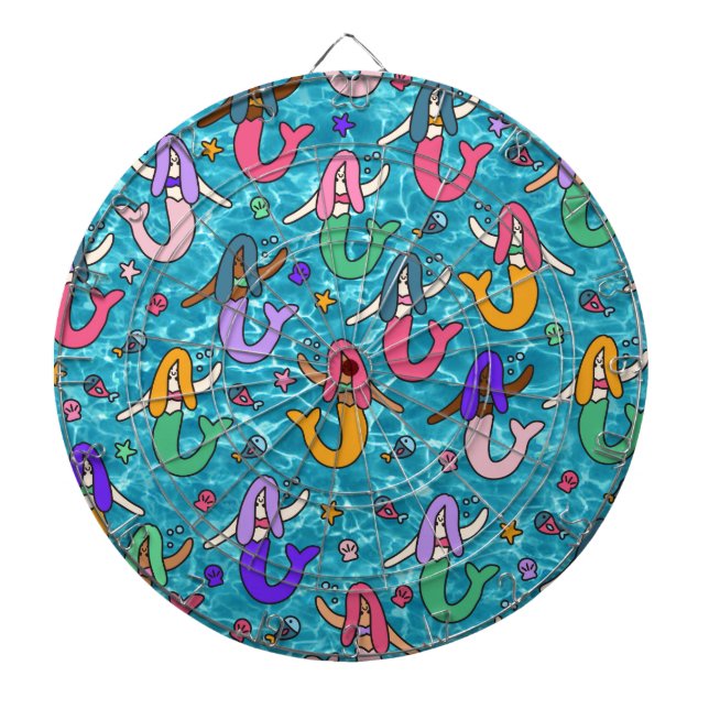 Mermaid Freunde Dartscheibe (vorne)