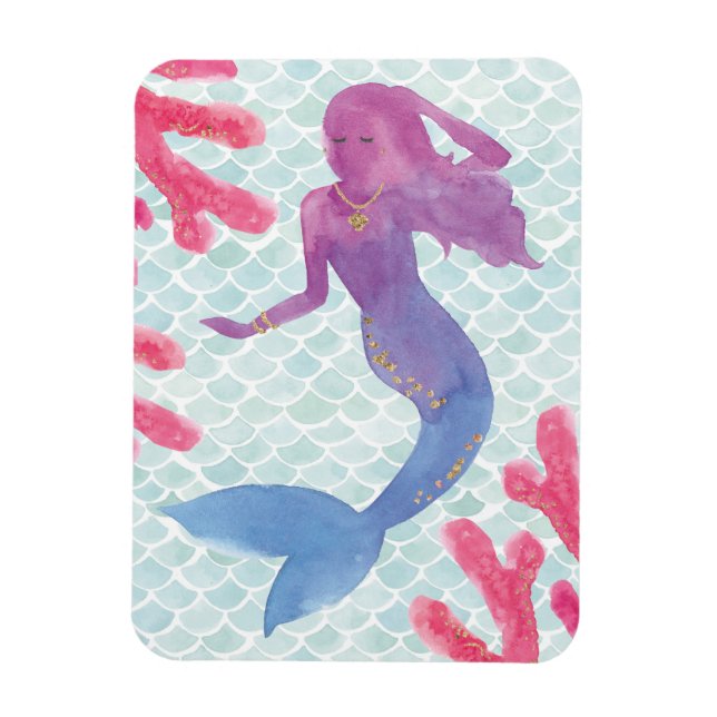 Mermaid Friends I Magnet (Vertikal)