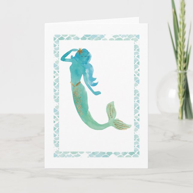 Mermaid Friends IV Karte (Vorderseite)