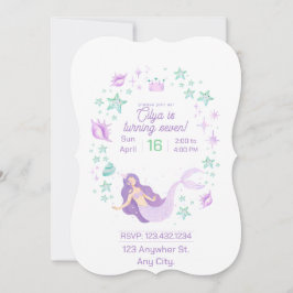 Mermaid-Geburtstagsausschreibung