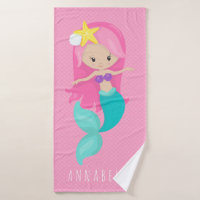 Mermaid Girl Princess Girly Pales rose mignonnes e