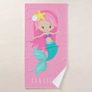 Mermaid Girl Princess Girly Pales rose mignonnes e