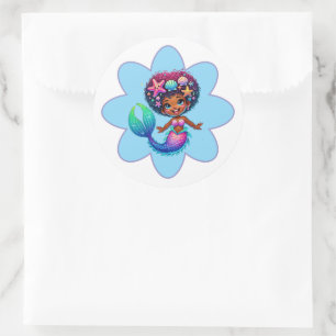 Mermaid Girl Stickers