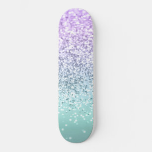 Mermaid Girls Glitzer 1b (Imitate Glitzer) #pastel Skateboard