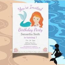 Mermaid Glitzer Goddess Birthday Party