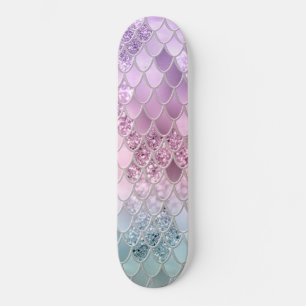 Mermaid Glitzer Scales #2a (Imitate Glitzer) #shin Skateboard