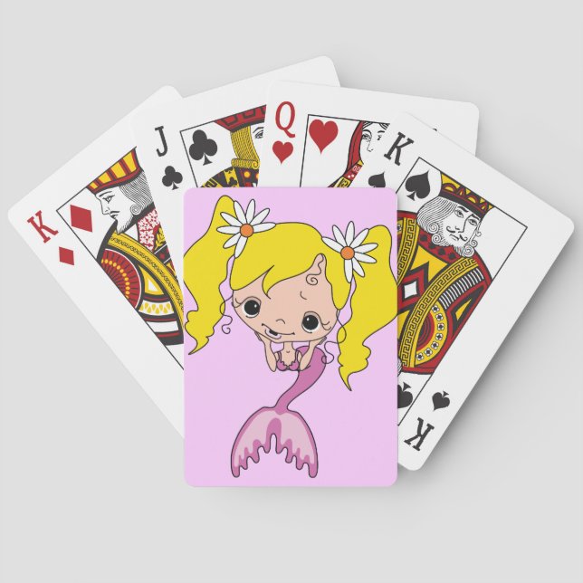 Mermaid Grafikkarten Spielkarten (Rückseite)