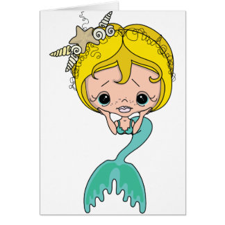 Mermaid Graphic (blau)