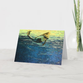 Mermaid grüßt die Morgendämmerung Karte